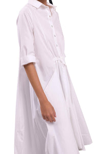 Urban By Alembika - Cotton Midi Shirt Dress