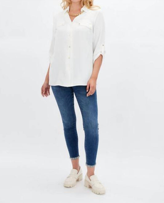 Frank Lyman - Classic Hip Button Down Shirt