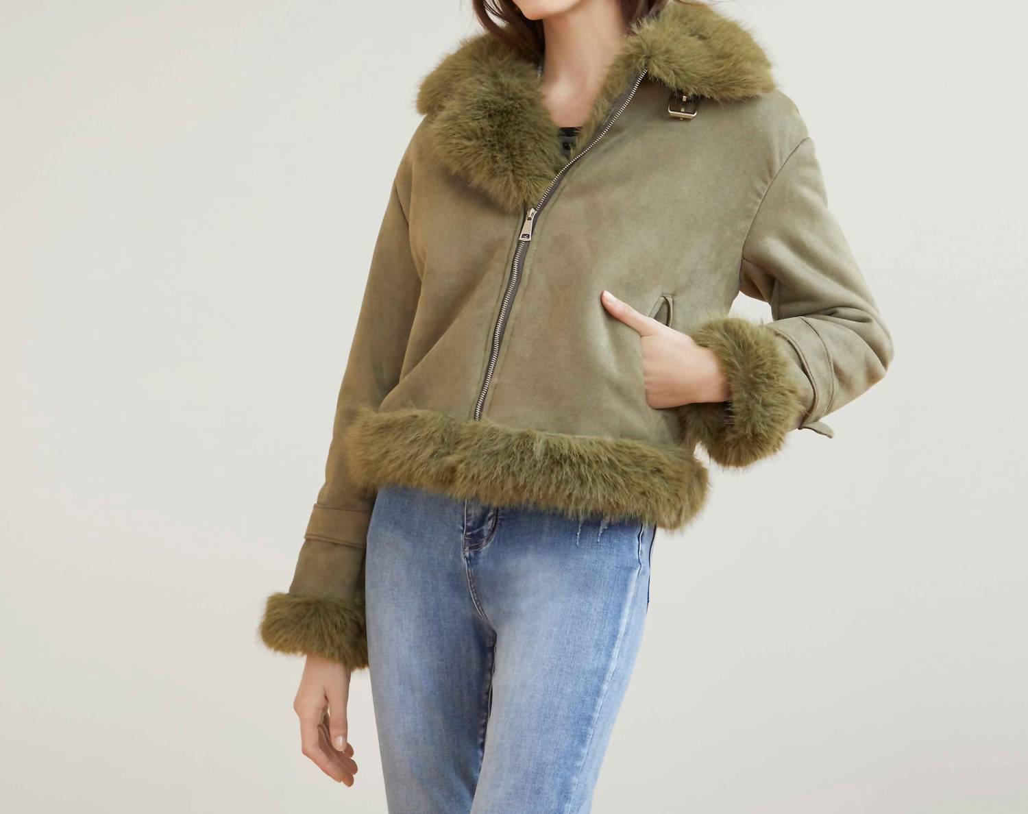 Coco + Carmen - Dion Faux Moto Jacket