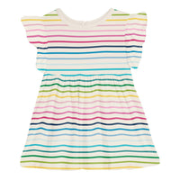 Kickee - Girls' Short Sleeve Lola Swing Dress