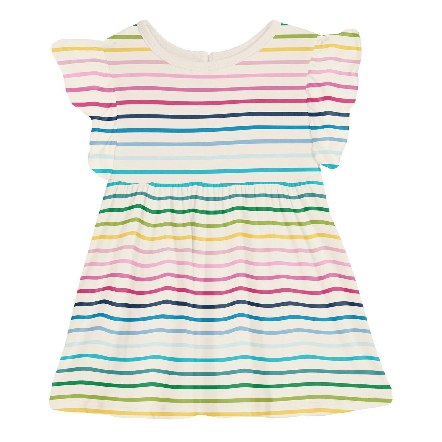 Kickee - Girls' Short Sleeve Lola Swing Dress