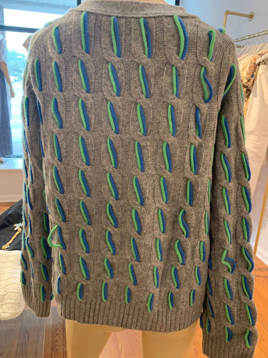 Jumper1234 - Oversized Button Down Long Sleeve Cardigan