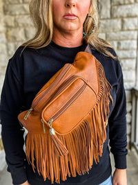 Princess Purse - Women's Western Fringe Bum Bag