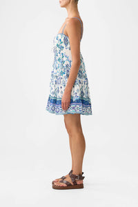 Camilla - Gathered Bust Tiered Mini Dress