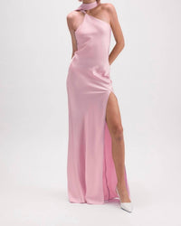 Fore Collection - Don't Call Me Baby Scarf Slip Maxi Dress