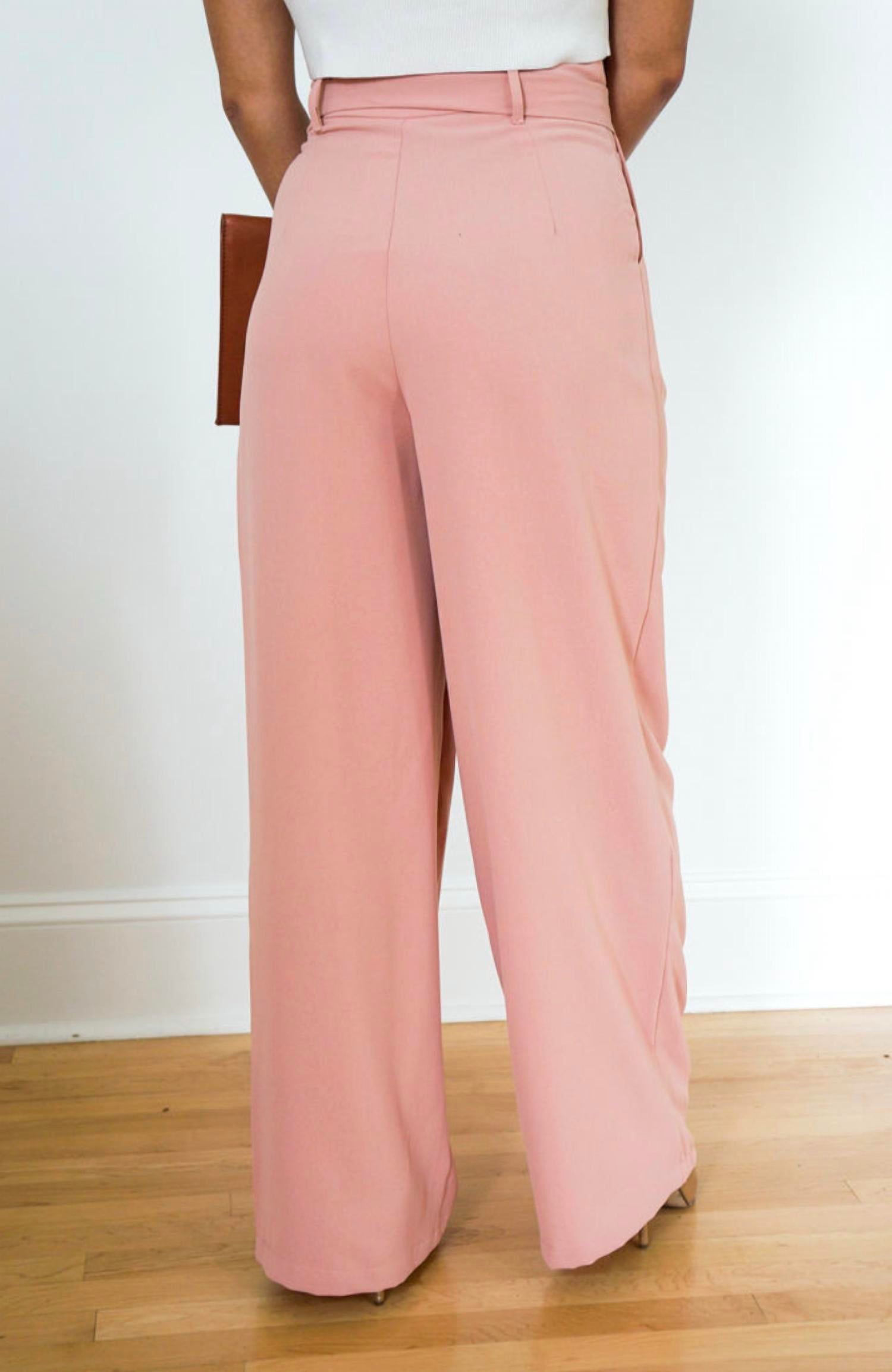 Do+Be - Wide leg pants with belt