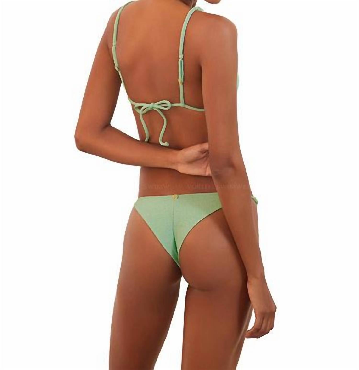 Vix - Women's Beads Parallel Triangle Bikini Top