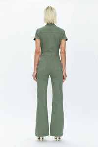 Pistola - Martina Short Sleeve Flare Jumpsuit