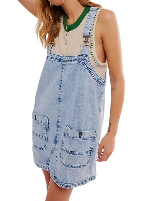 Free People - Overall Smock Mini Top