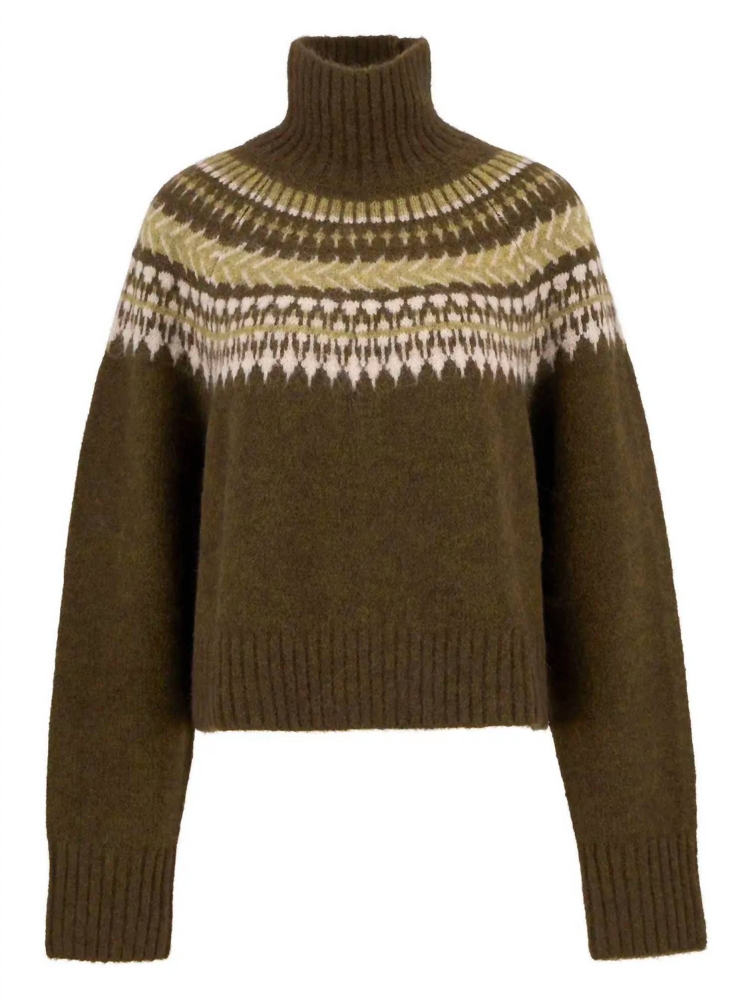Barbour - Women's Lorrie Fair Isle Roll-neck Sweater