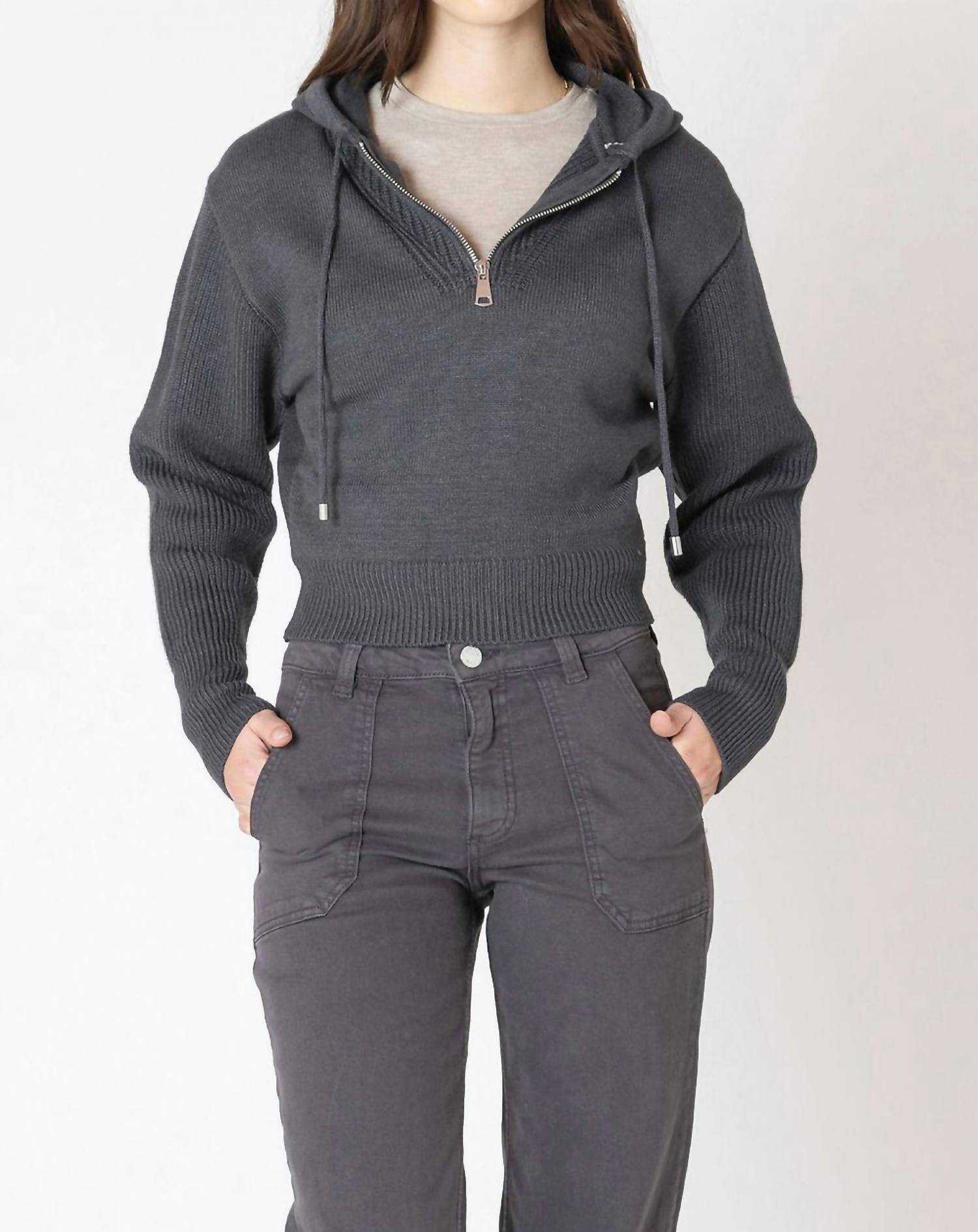 Dex - Half Zip Hooded Sweater