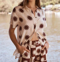 Little Lies - Sunny Linen Button Down Shirt