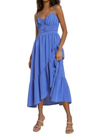 In The Beginning - Dinorah Side Cutout Detailed Maxi Dress