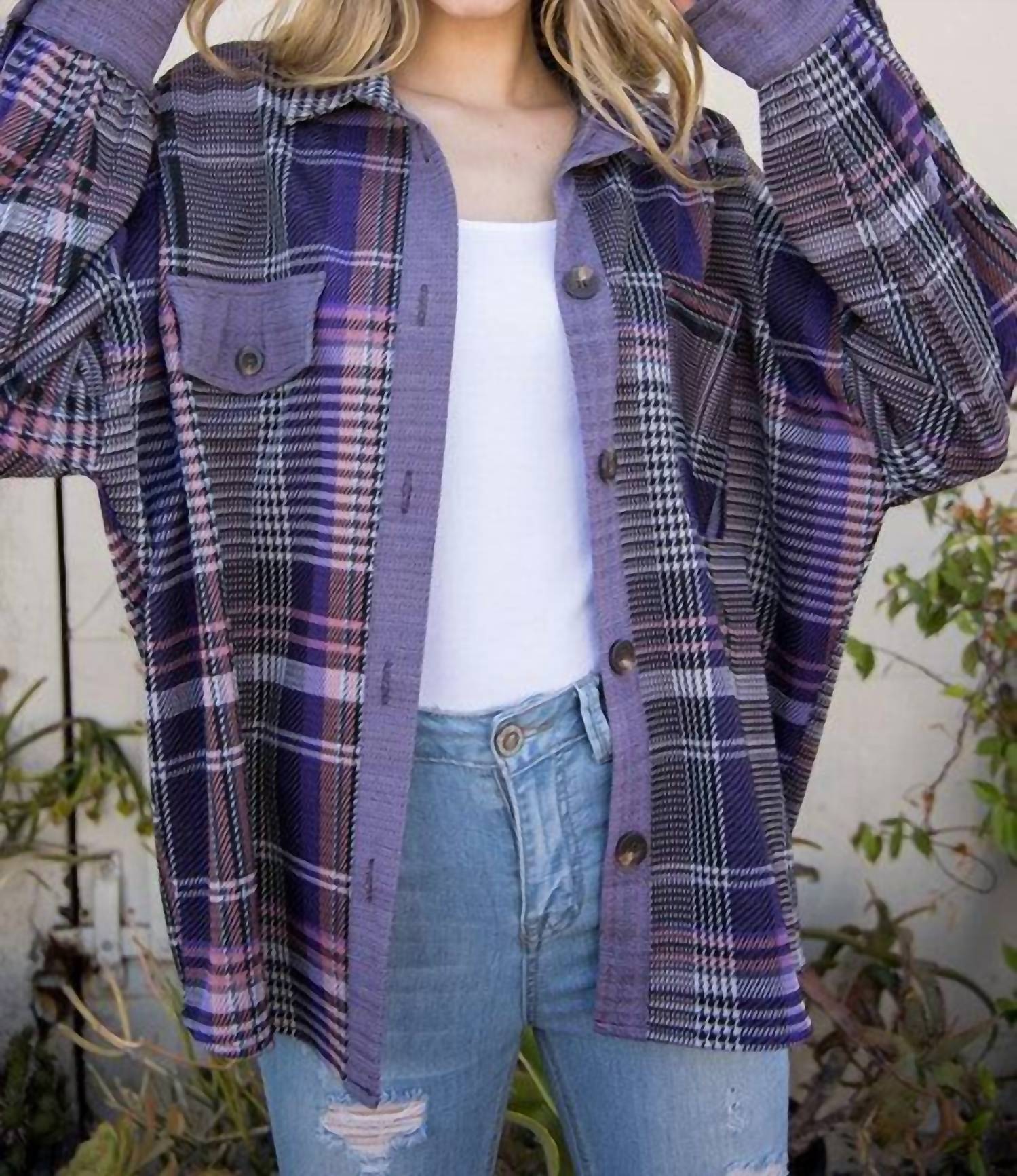 Ellis - Plaid Shacket