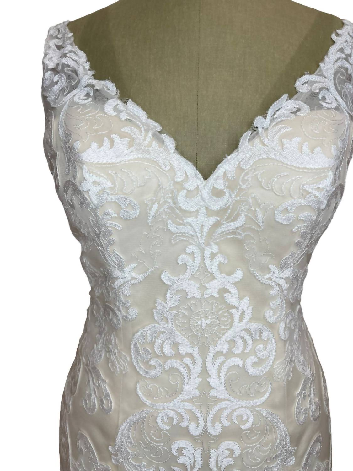 Mary'S Bridal - Women's V-Neck Bridal Dress