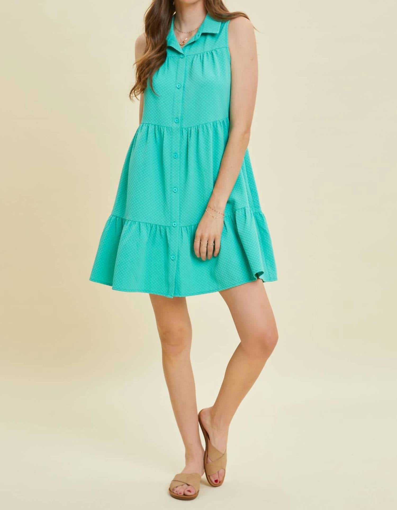 Heyson - In the Breeze Button Down Dress