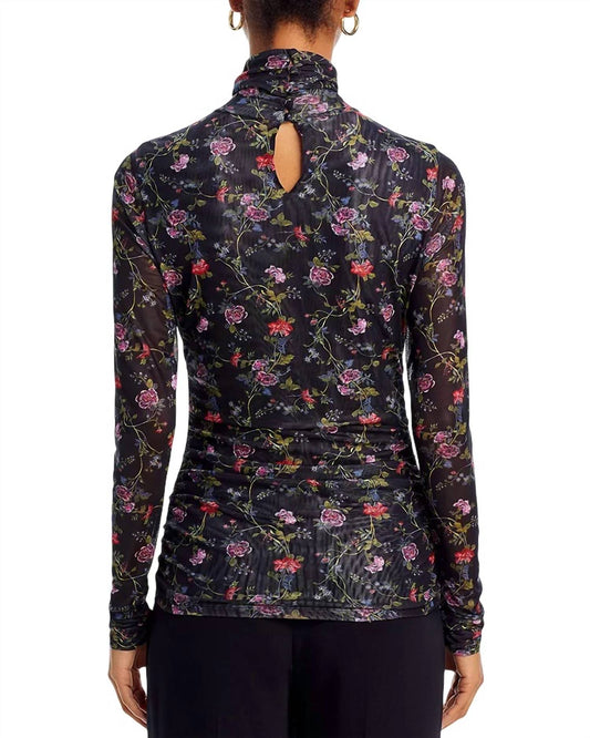Cinq A Sept - Mini Hana Floral Turtleneck Shirt