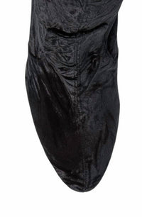 Stuart Weitzman - Womne's Vidaland Stretch Crushed Velvet Otk Boots