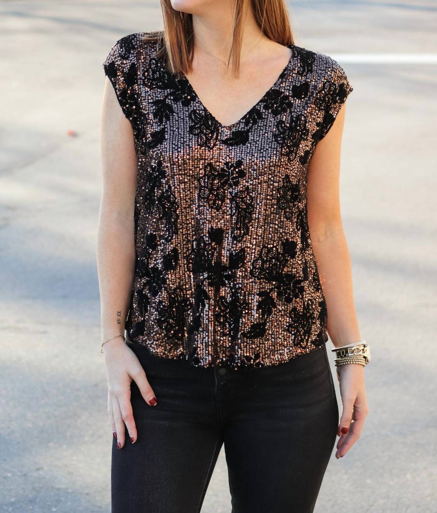 Dear John Denim - Yanis Sequin Top