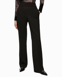 Marc Cain Banded waist trousers in black - women's pants