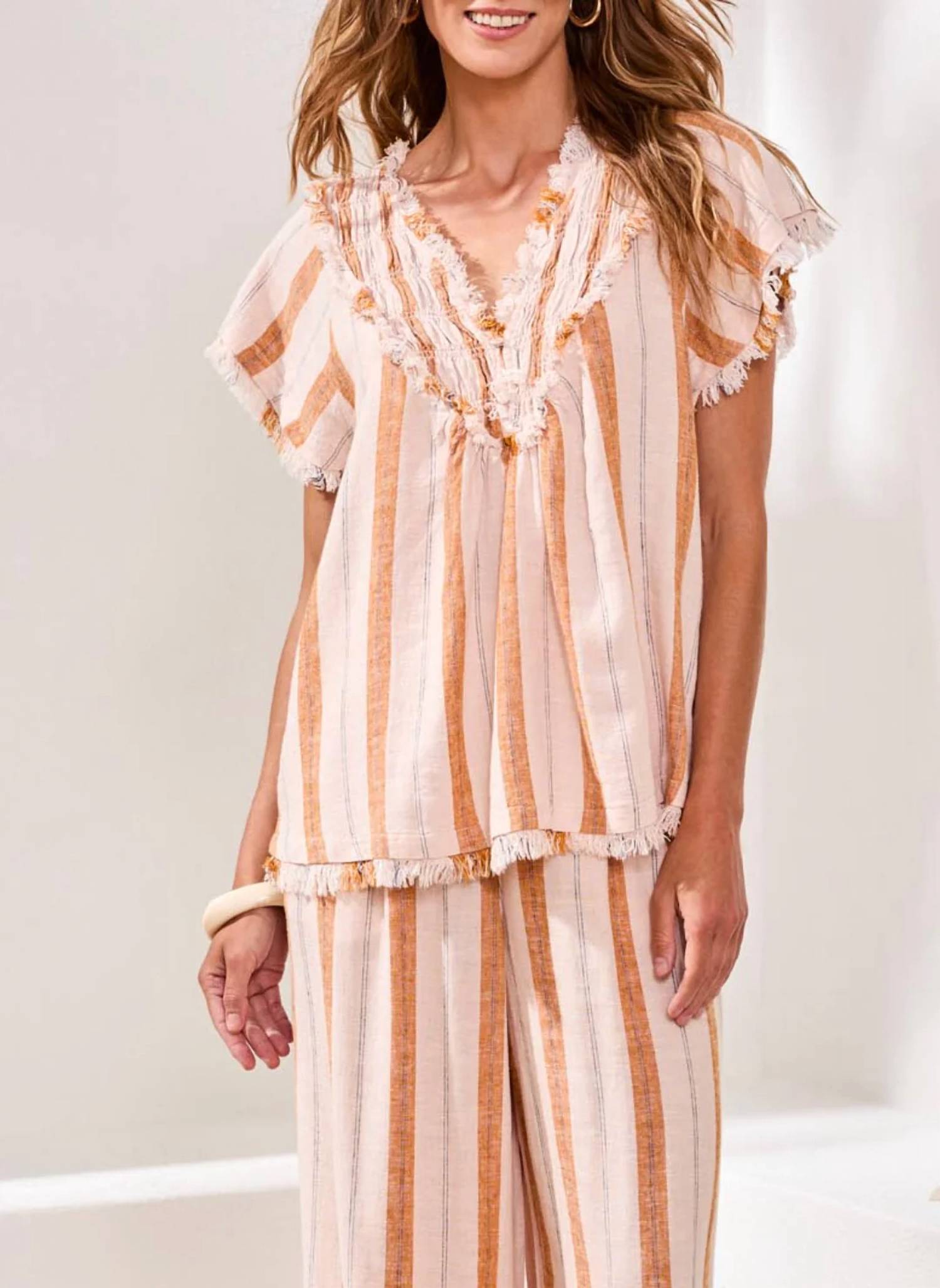 Tribal - Morocco Striped Woven Tee