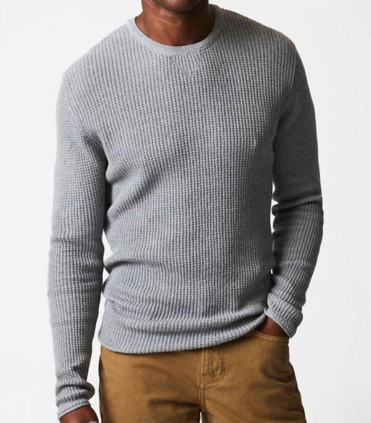 Billy Reid - Mini Waffle Crew Sweatshirt