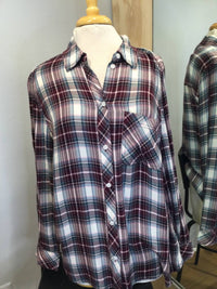 Beachlunchlounge - Women's Charley Plaid Button Down Shirt