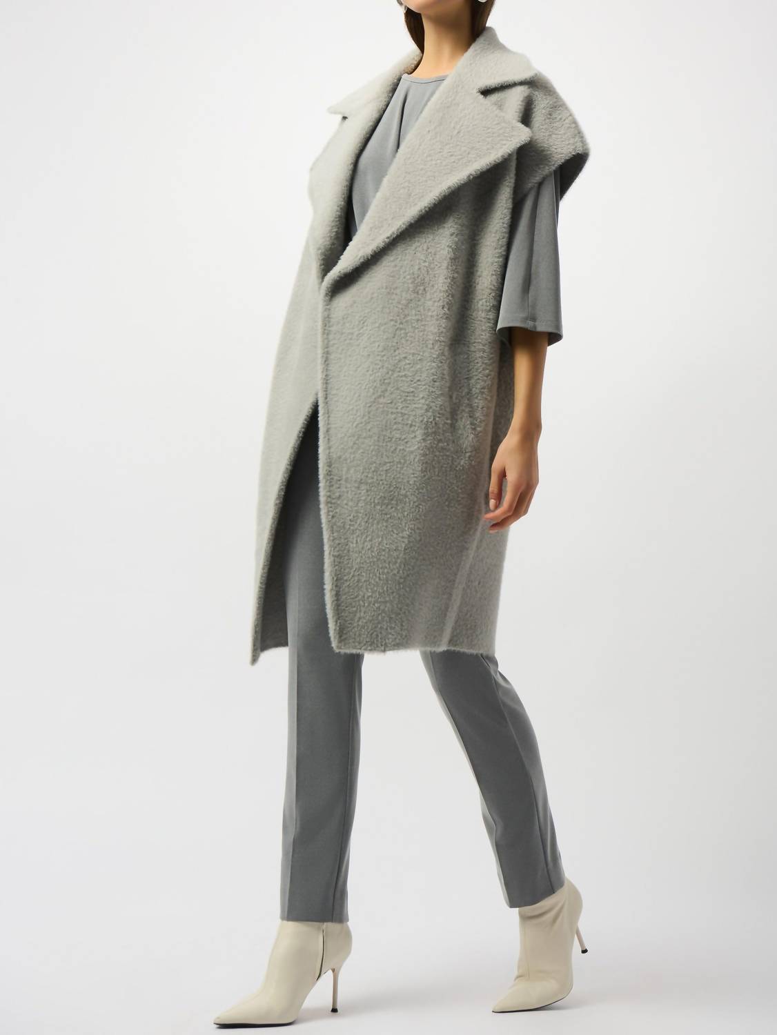 Joseph Ribkoff - Open Front Boxy Sweater Vest