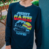 Rowdy Sprout - Johnny Cash Live Long Sleeve Tee