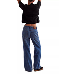 Free People - Stride Low Slung Wide Leg Jeans
