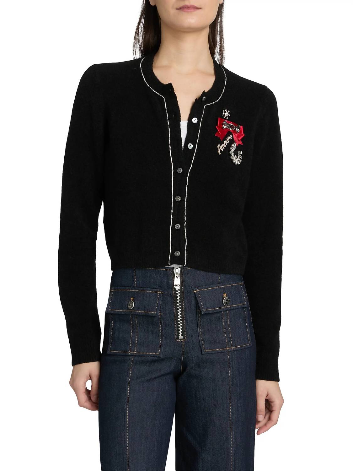 Cinq A Sept - Allura Button Front Cardigan