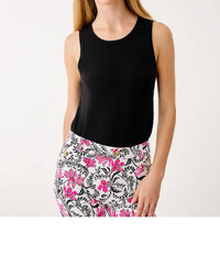 Lilly Pulitzer Harp Sweater Shell Top in black - women's tank top