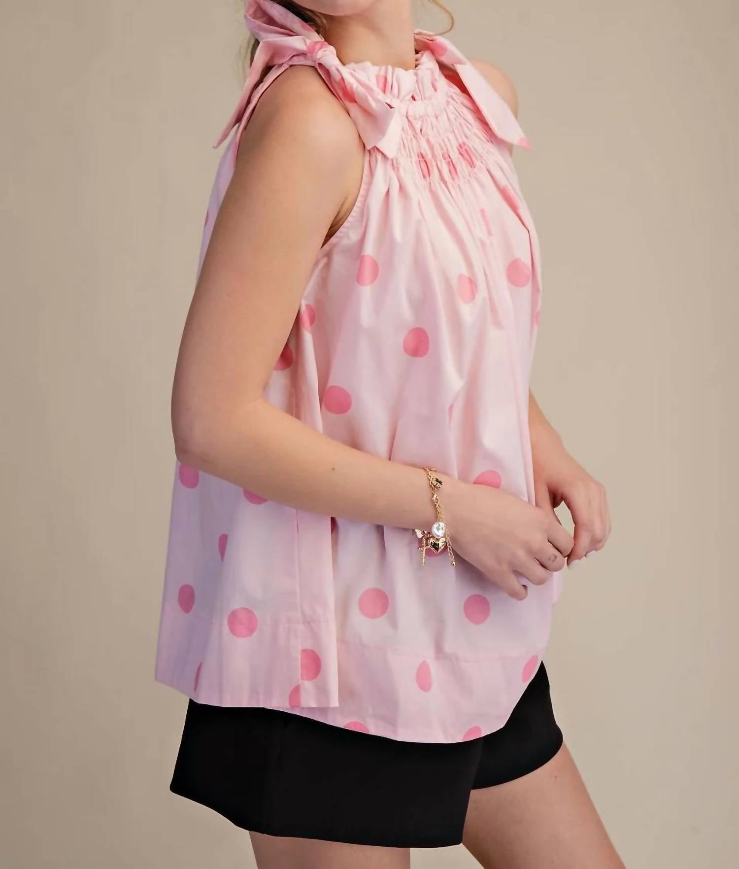 Glam - Darling Dot Blouse