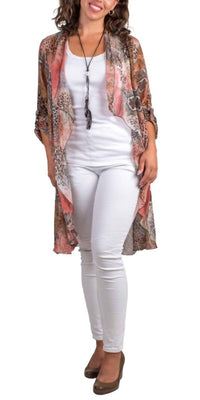 Gigi Moda - Portici Paisley Silk Cardigan