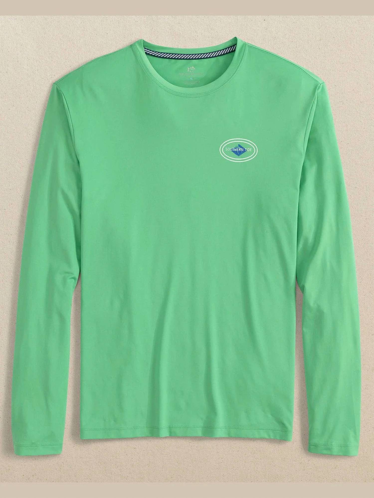 Southern Tide - Men's Long Sleeve Est 2006 Badge Performance Tee