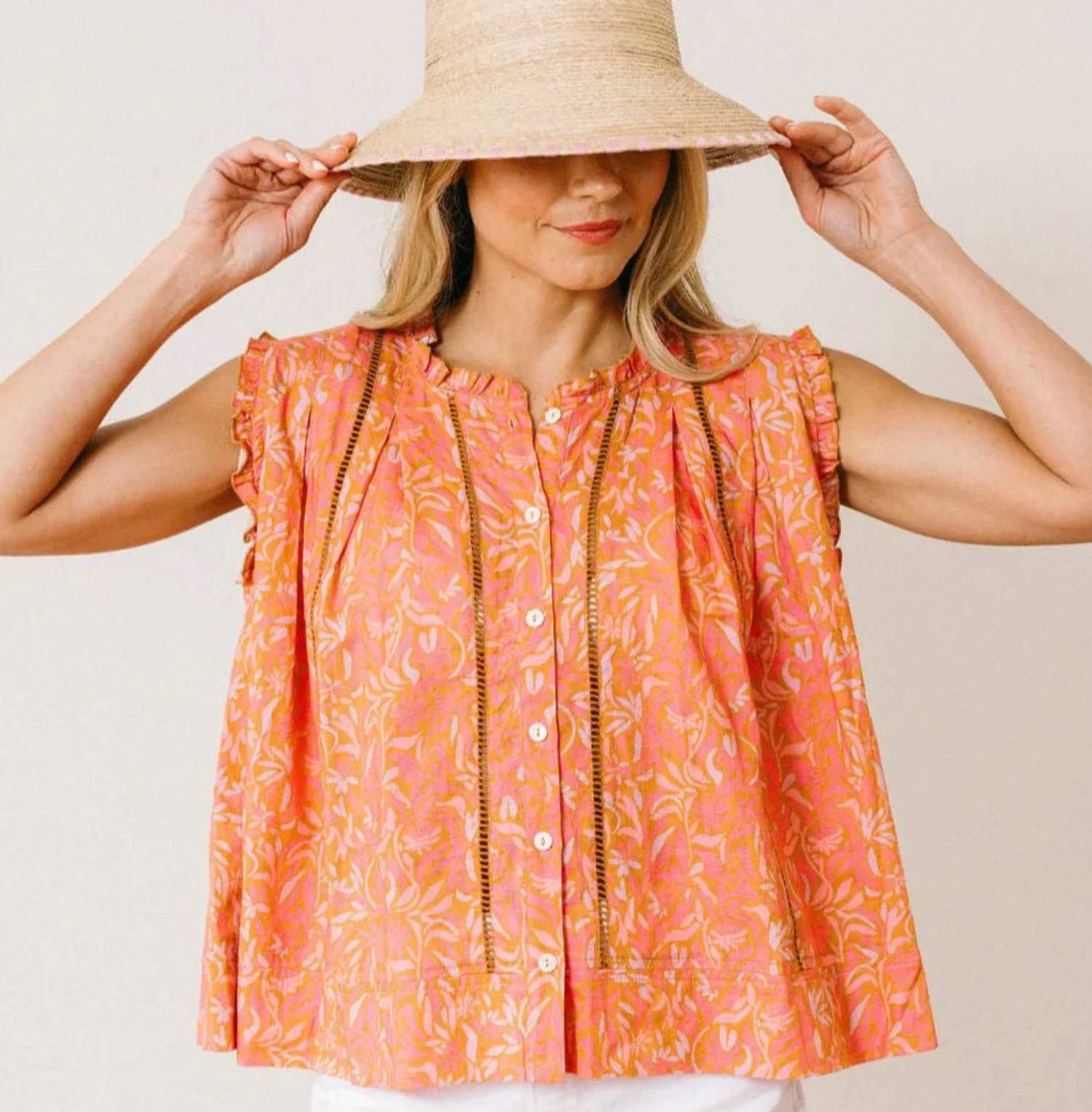 Sunshine Tienda - Floral Augustine Top