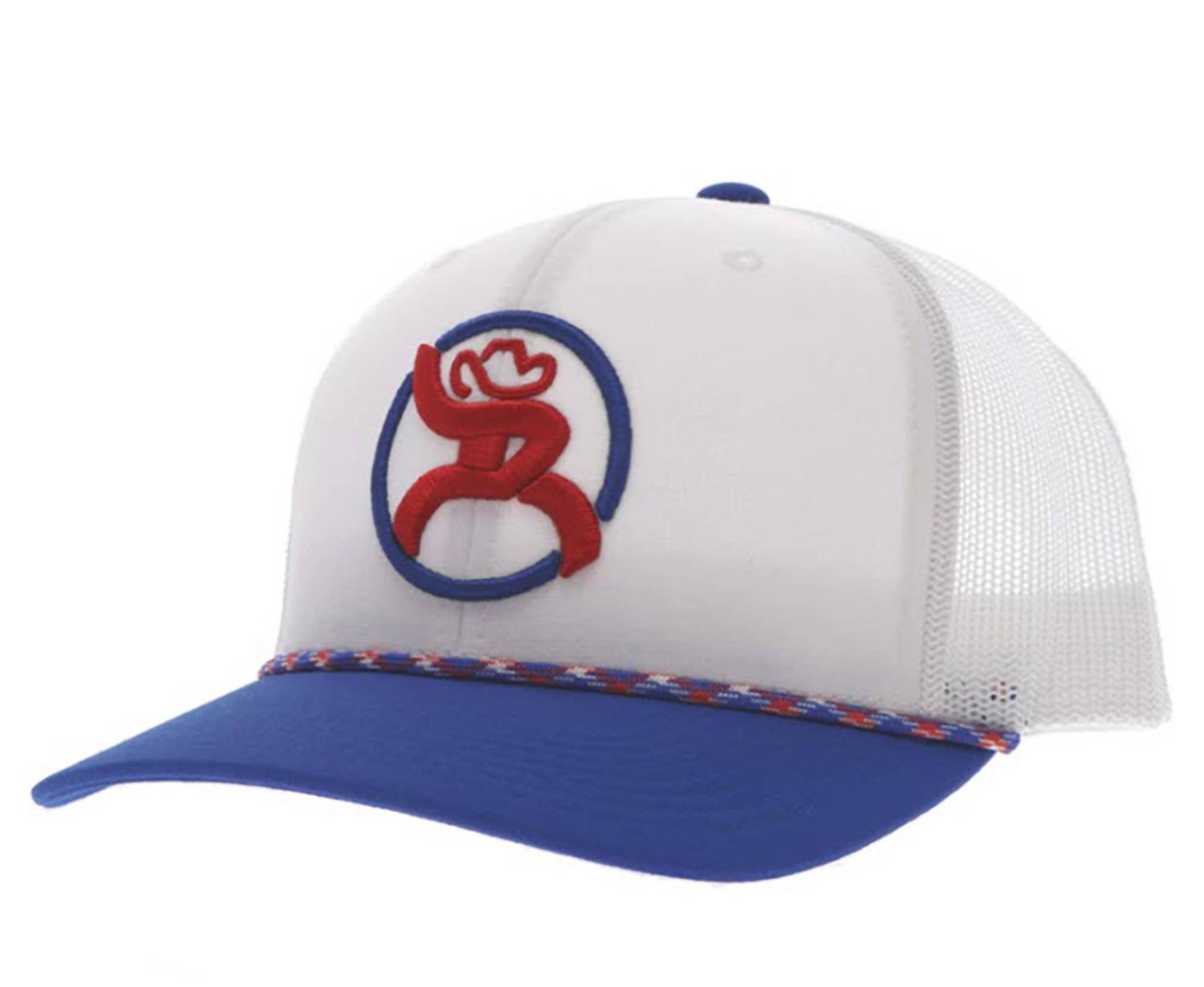 Hooey - Men's Roughy Strap Patriot Rome Snapback Cap