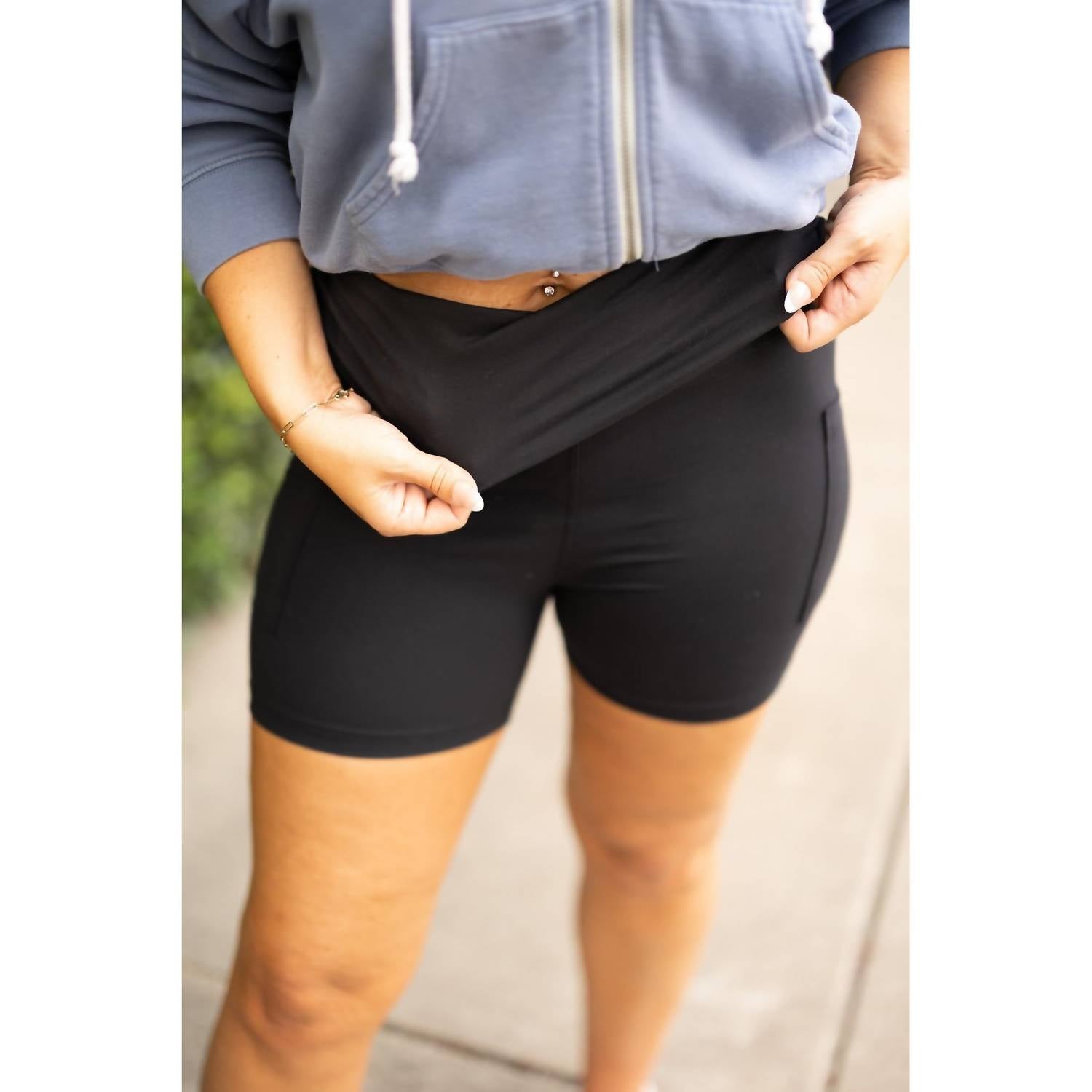 Julia Rose - Taylor Fold-over Biker Shorts