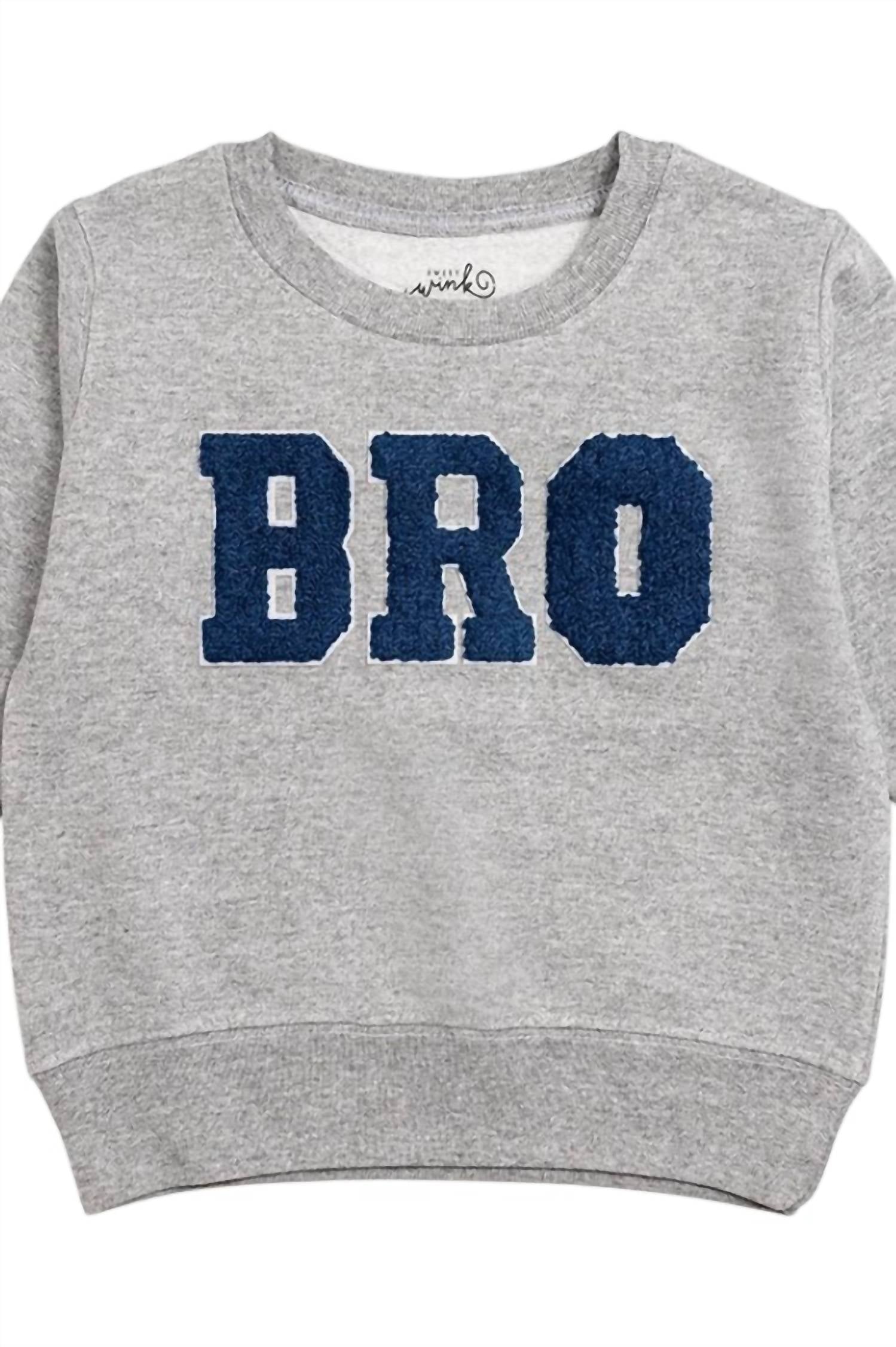 Sweet Wink - Kids Bro Patch Sweatshirt