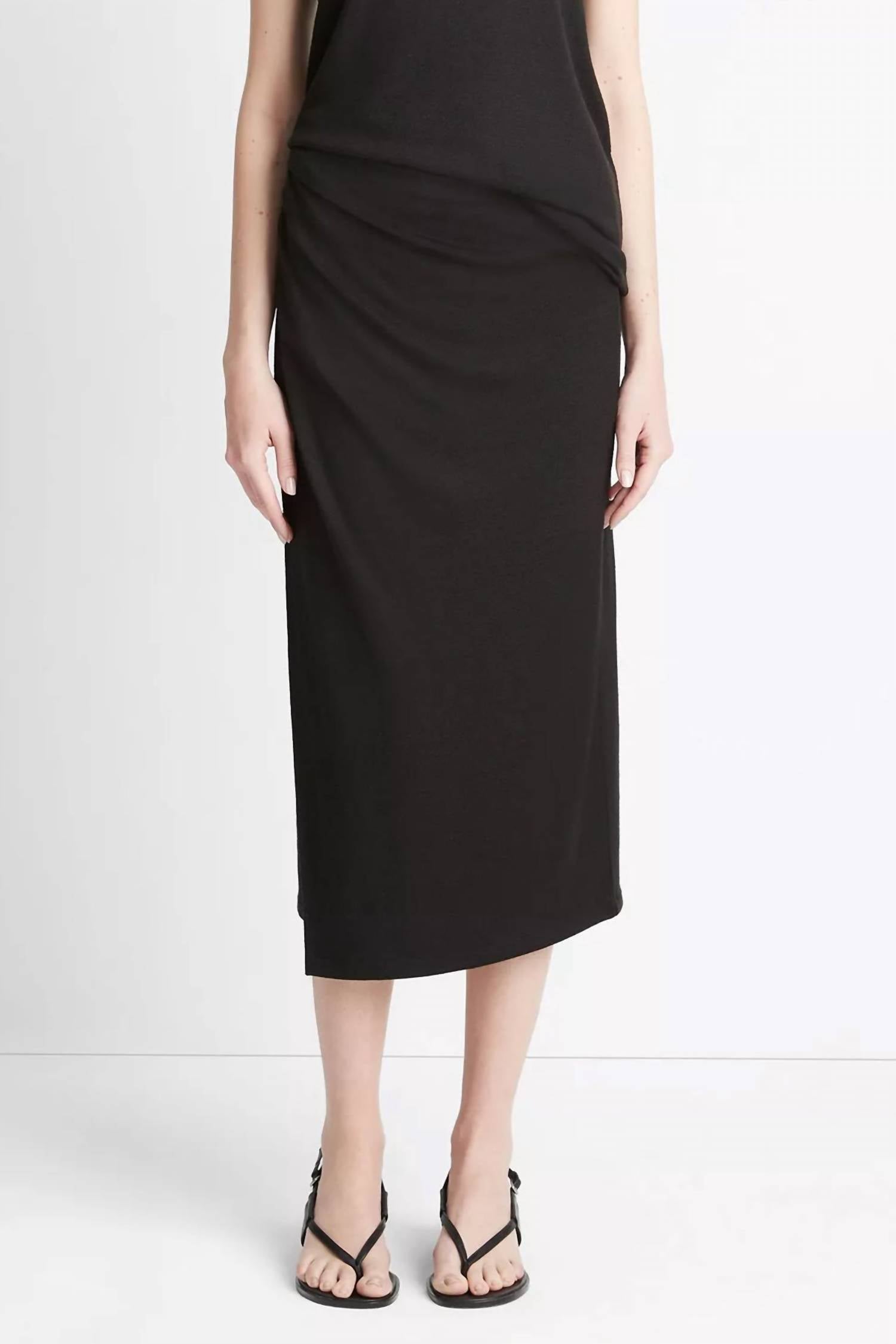 Vince - Side Drape Skirt