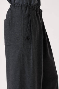 CLOSED Wynston Wide Leg Pants in anthracite melange - women's pants - alternate view