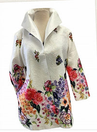 Grace Chuang - Women's Floral Print Jacket