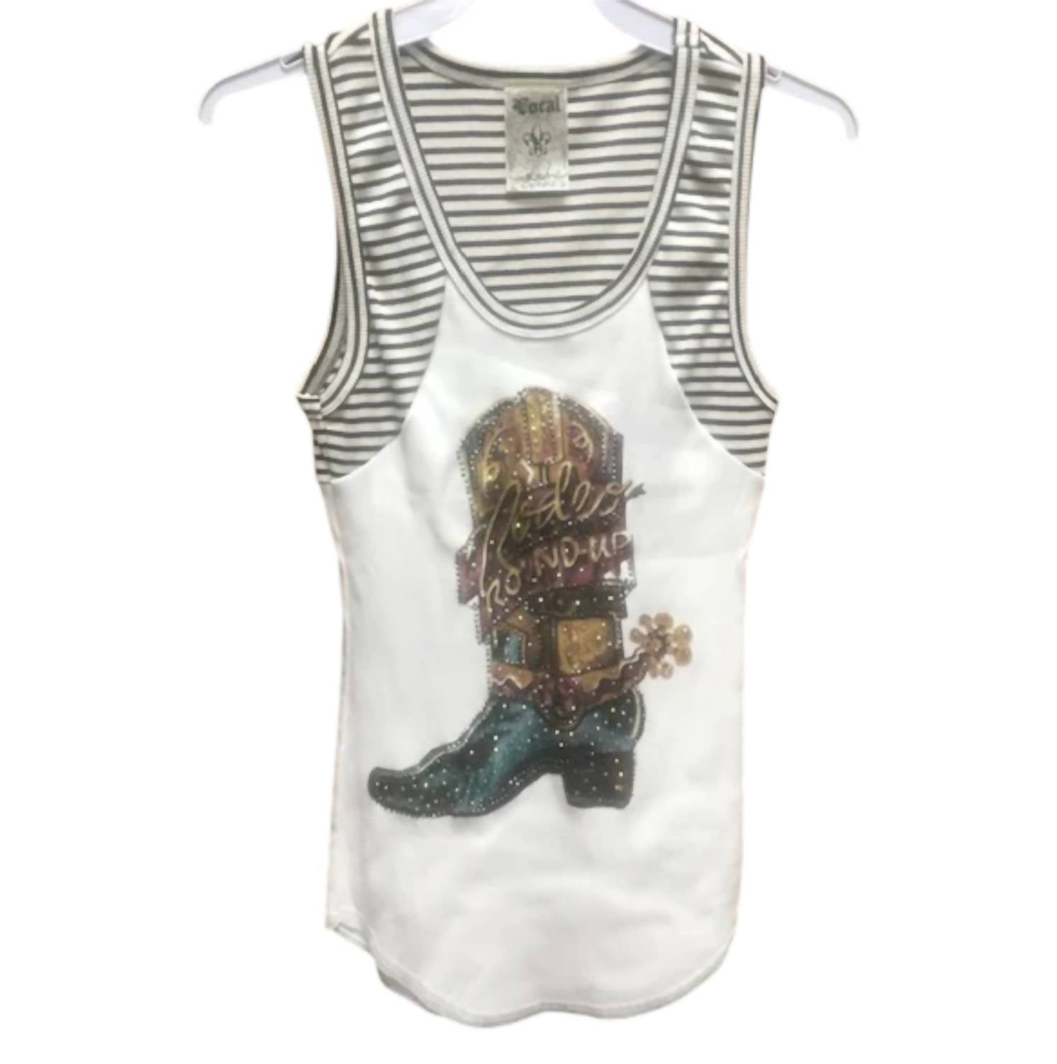 Vocal Apparel - Women's Sleeveless Roundup Rodeo Tee