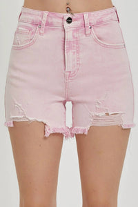 Trendsi - High Rise Denim Shorts