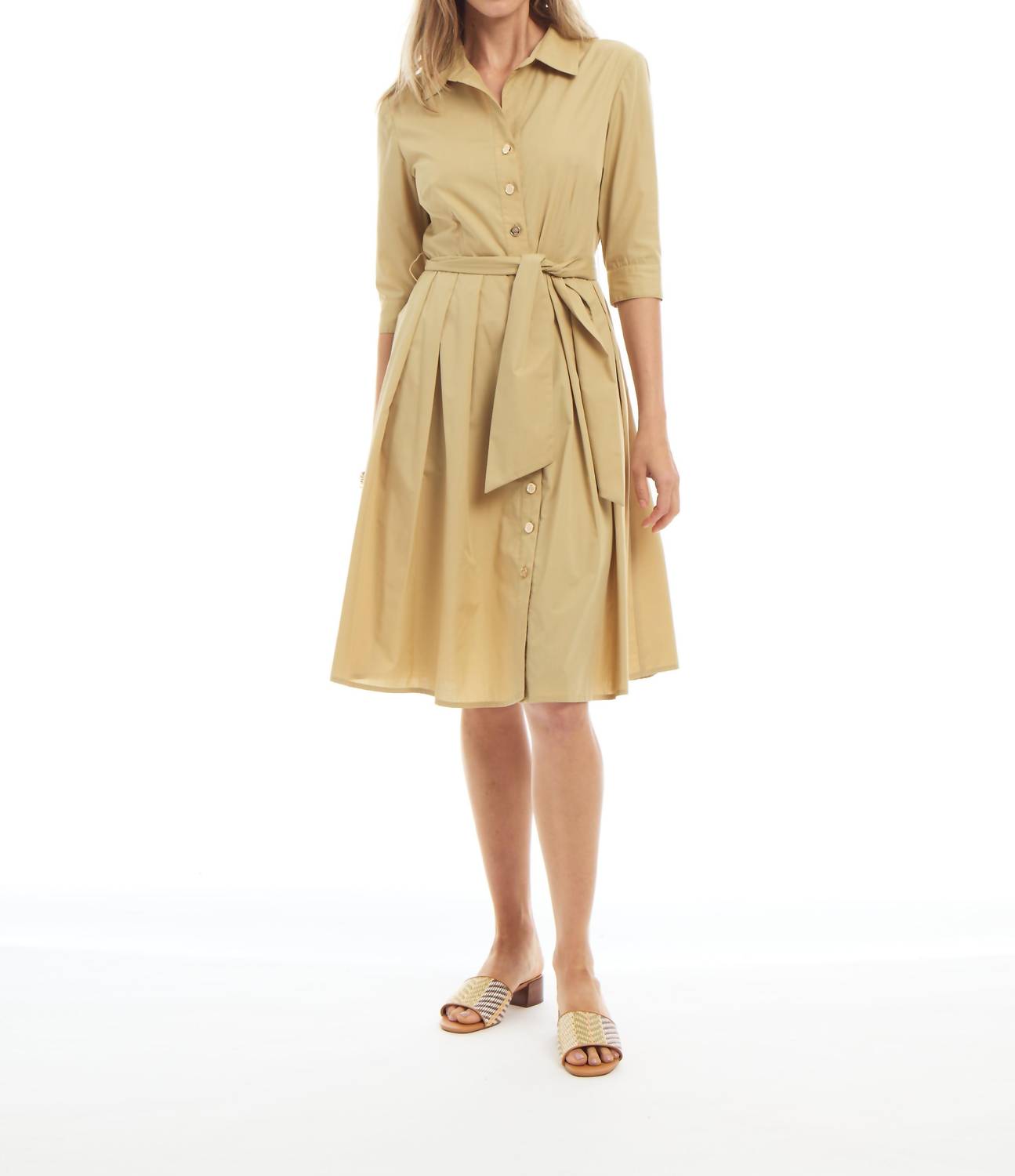 PATTY KIM Kelley Dress in tan - women's dress