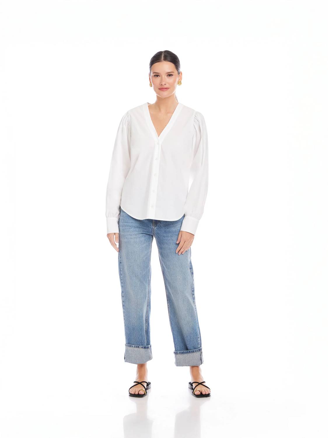 Fifteen Twenty - Long Sleeve Button-Up Shirt