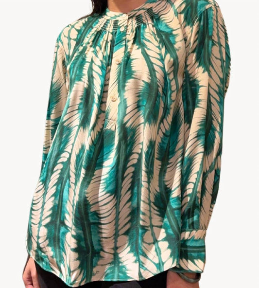 Ulla Johnson - Nehir Printed Silk Blouse