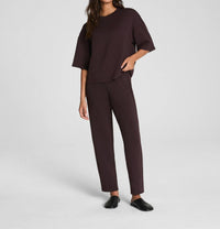 Spanx Airessentials Slim Straight Pants in truffle brown - women's pants - view 4