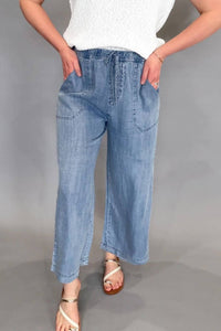 Mustard Seed - Tencel Cropped Pants