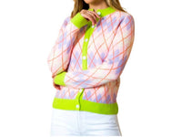 Thml - Argyle Knit Cardigan